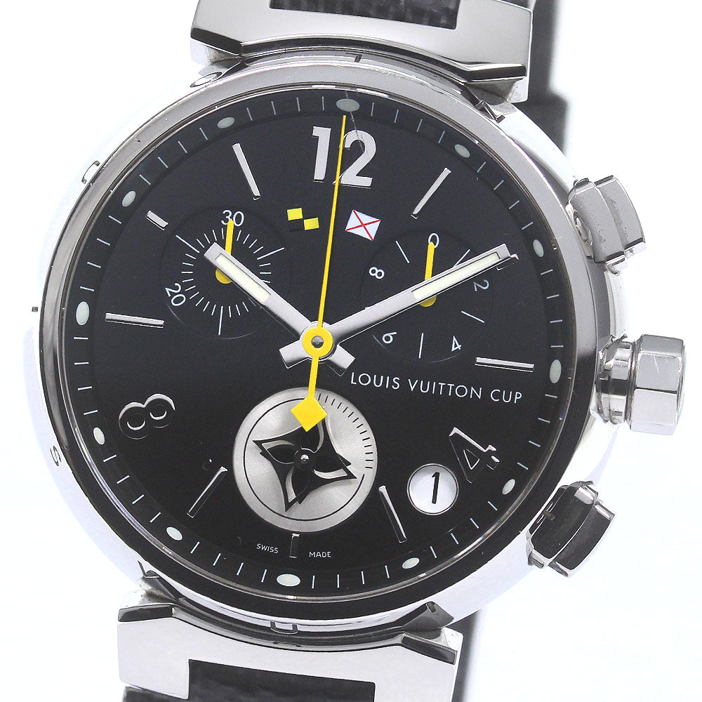LOUIS VUITTON Tambour Lovely Cup Q11BG Chronograph Quartz Men's Watch_790506
