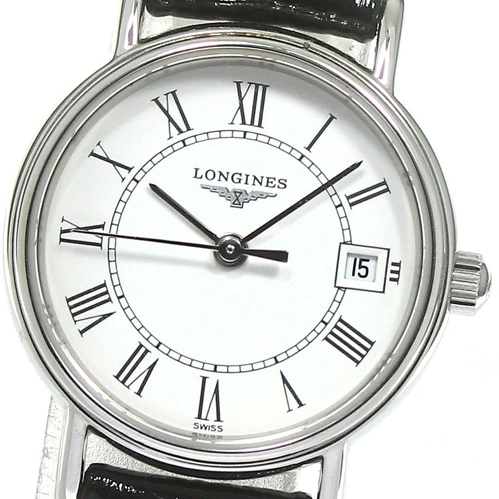 LONGINES Grand classic L4.220.4 Date white Dial Quartz Ladies Watch_790786