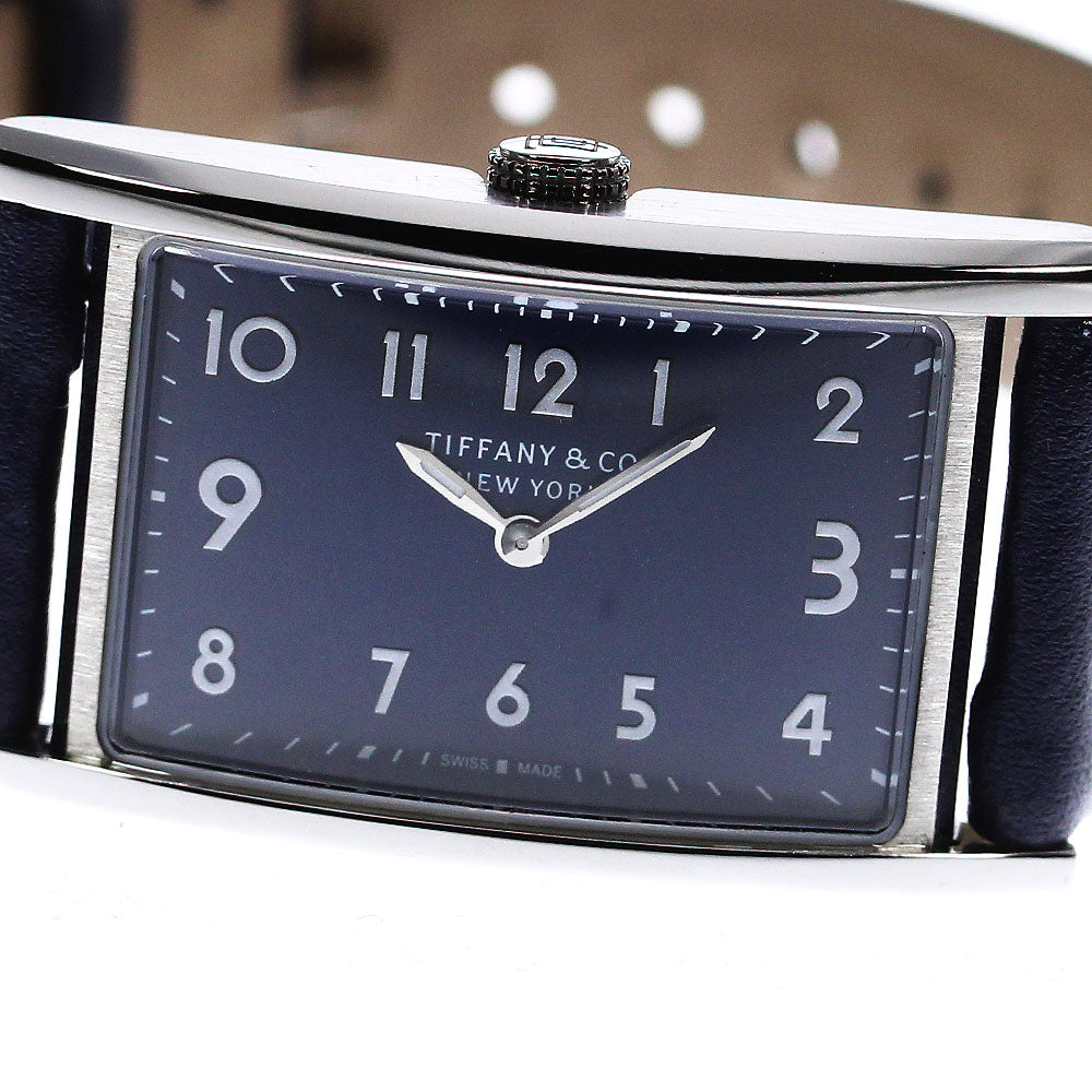 TIFFANY&Co. East West Navy Dial Quartz Ladies Watch_791085
