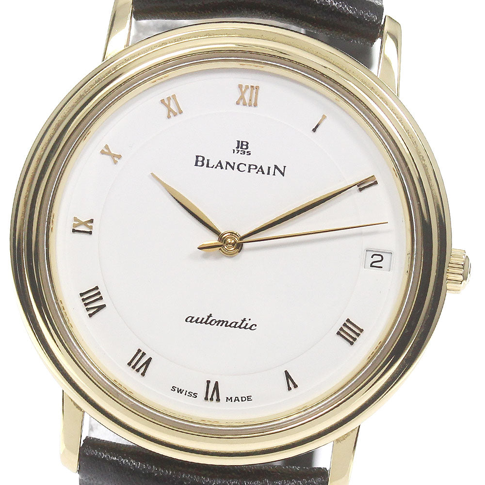 Blancpain Villeret K18YG date white Dial Automatic Men's Watch_791160