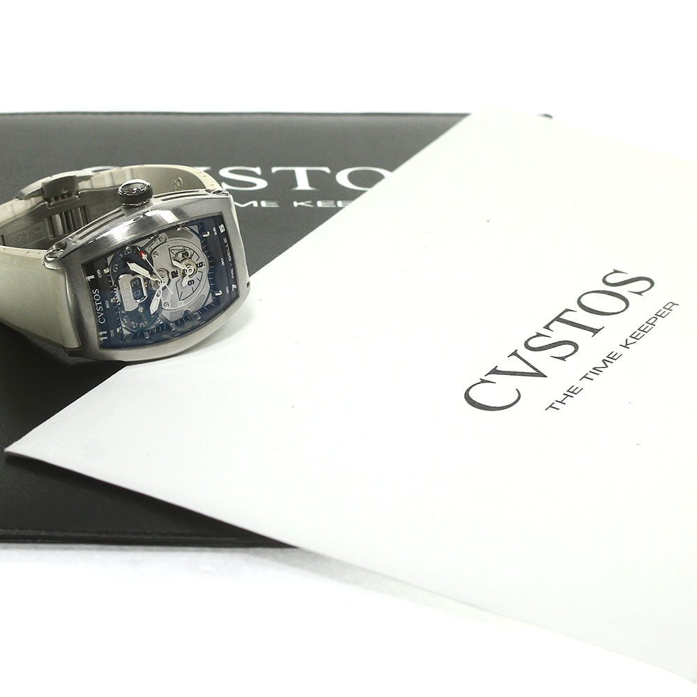 CVSTOS Liber Twin Time CVT-RB-TW-T ST Date Silver Dial Automatic Men's_791190