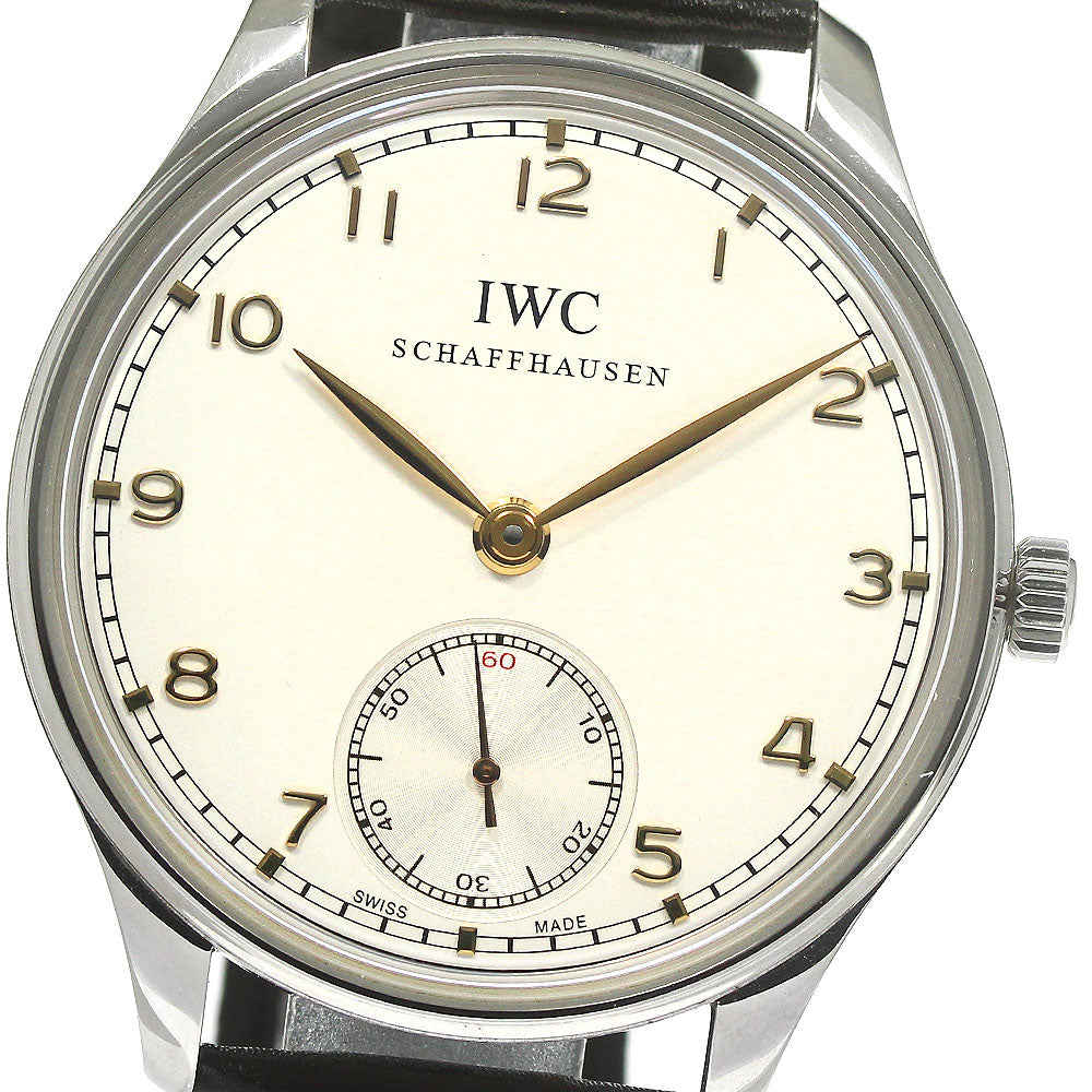 IWC SCHAFFHAUSEN Portuguese IW545408 Hand Winding Men's Watch_791307