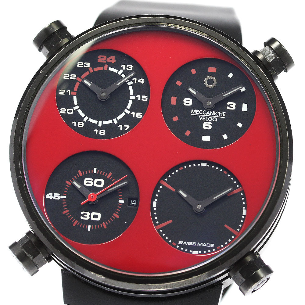 MECCANICHE VELOCI Quattro Valvole Red / black Dial Automatic Men's Watch_791480