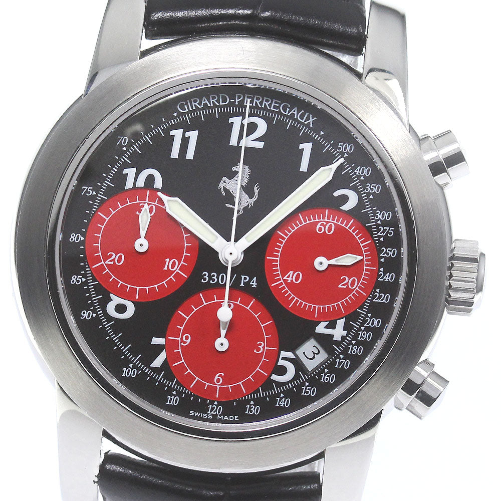 GIRARD-PERREGAUX Ferrari 80280 Date Black / red Dial AT Men's Watch_791615