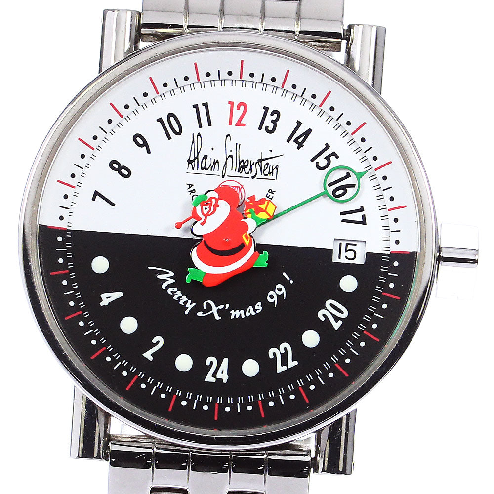 Alain Silberstein 24 hours VH13 Santa Claus White / black Dial AT Men's_791616