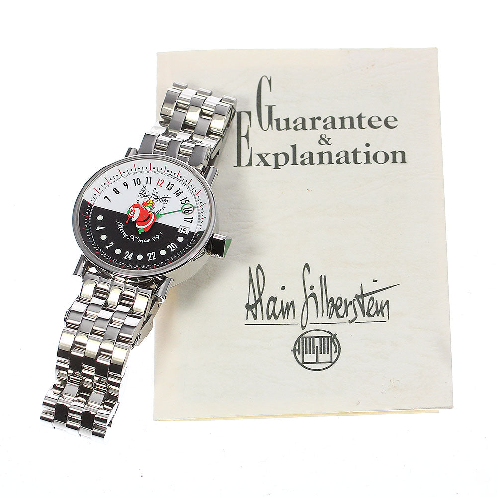 Alain Silberstein 24 hours VH13 Santa Claus White / black Dial AT Men's_791616