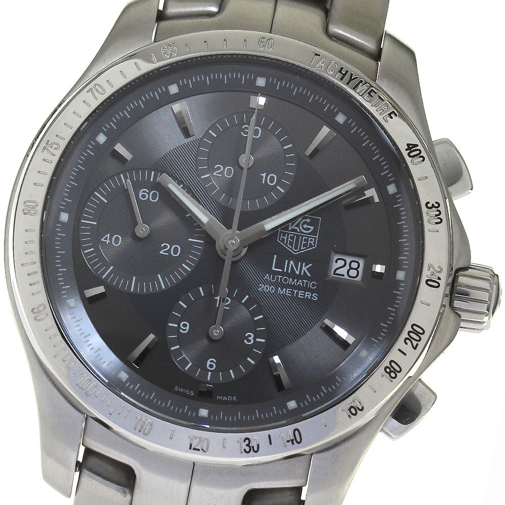 TAG HEUER Link CJF2115 Chronograph Date gray Dial Automatic Men's Watch_791768