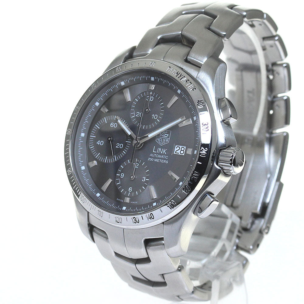 TAG HEUER Link CJF2115 Chronograph Date gray Dial Automatic Men's Watch_791768