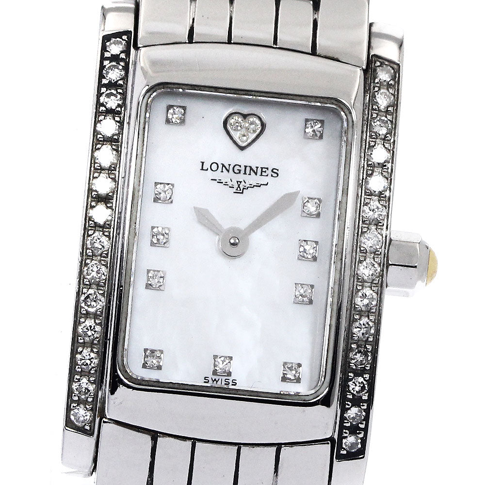 LONGINES Dolce Vita L5.158.0 Side diamond White shell Dial Quartz Ladies Watch_791871