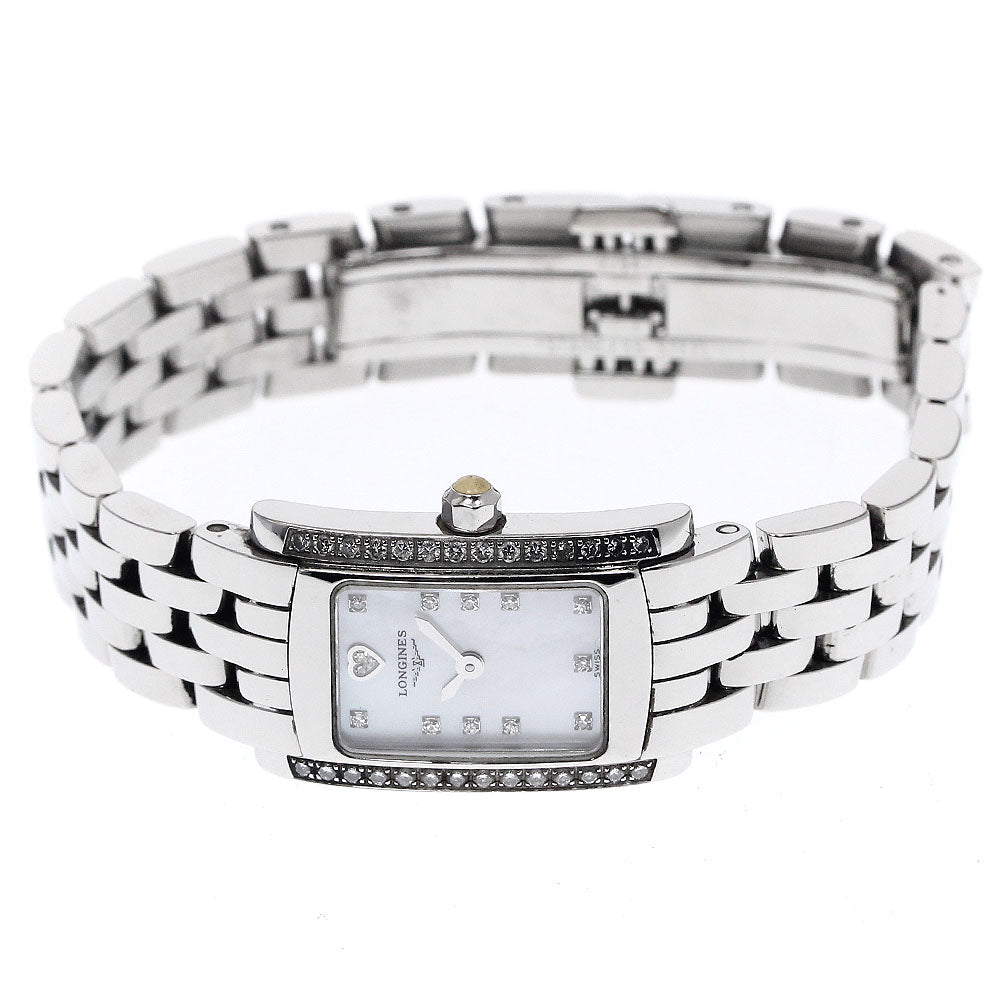 LONGINES Dolce Vita L5.158.0 Side diamond White shell Dial Quartz Ladies Watch_791871