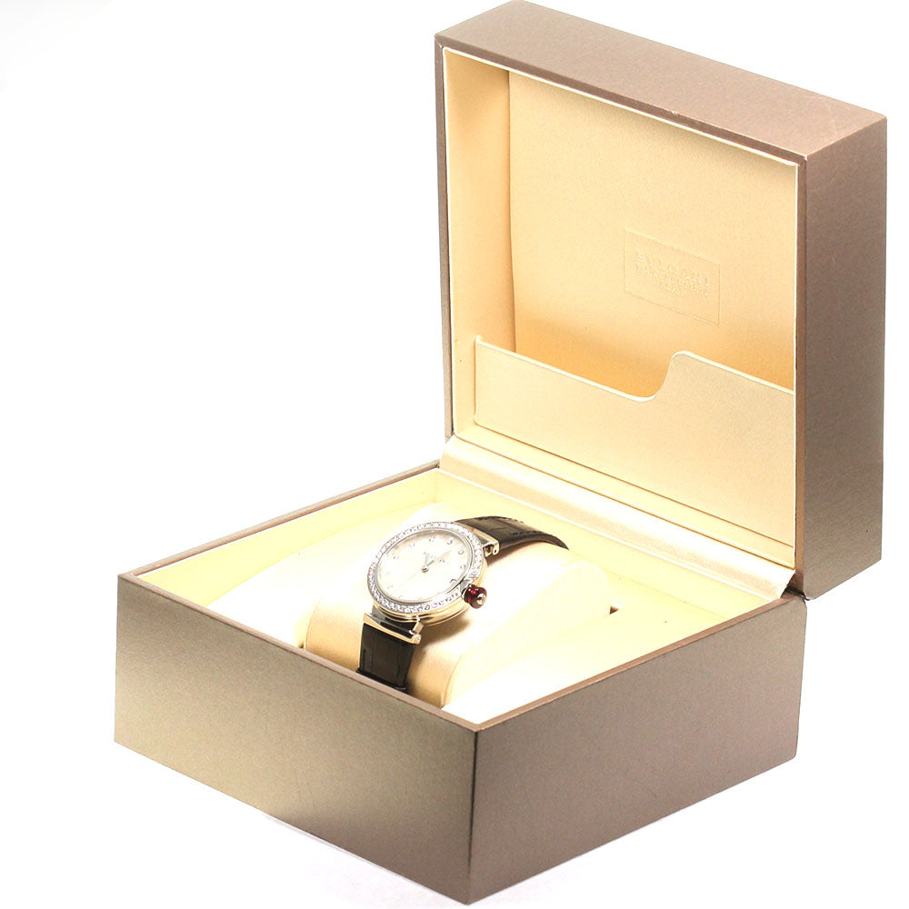 BVLGARI Le chair LU33S Diamond bezel White shell Dial Automatic Ladies Watch_791966