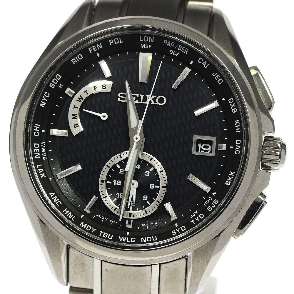 SEIKO Brights SAGA287/8B63-0AV0 Chronograph Solar Powered Radio Men's_792088
