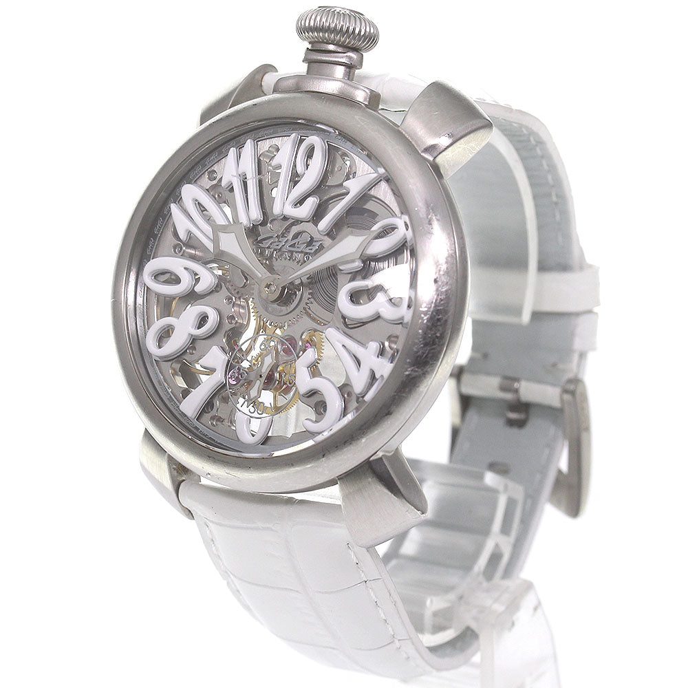 GaGa MILANO Manuale48MM 5310.01 skeleton skeleton Dial Hand Winding Men's Watch_792166