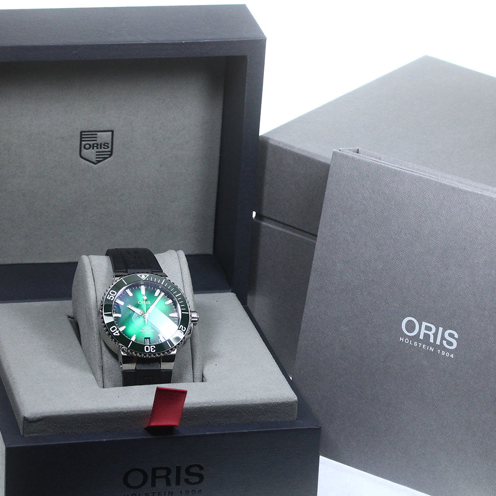 ORIS Aquis 01 400 7769 4157 Date green Dial Automatic Men's Watch_792204