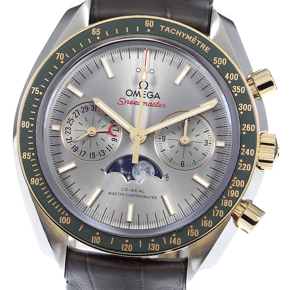 OMEGA Speedmaster 304.23.44.52.06.001 Moon Phase YG Bezel gray Dial Automatic Men's Watch_792262
