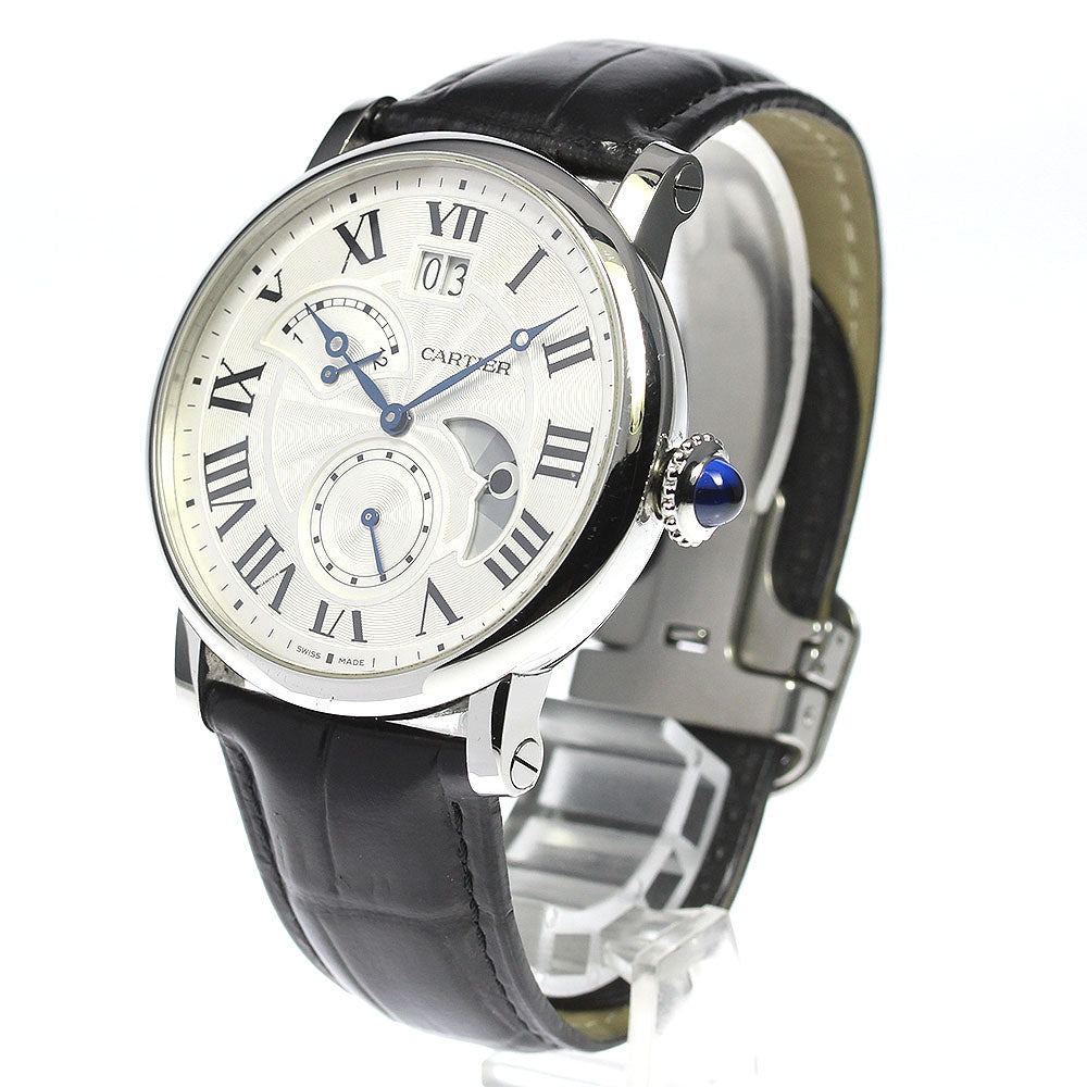 CARTIER Rotondo de Cartier W1556368 grand date retrograde Silver Dial Automatic Men's Watch_792402