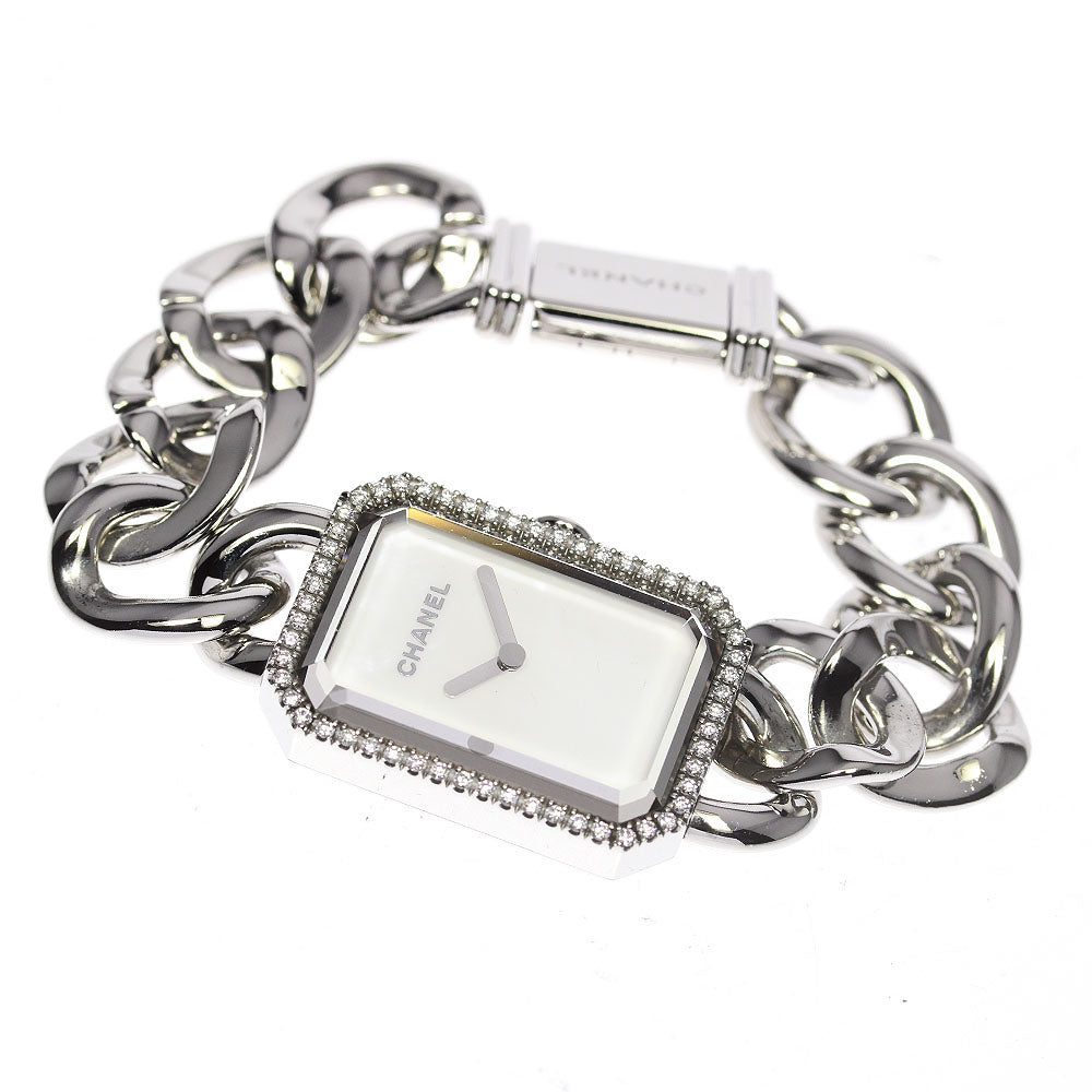 CHANEL Premiere H3255 Diamond Bezel White shell Dial Quartz Ladies Watch_792479