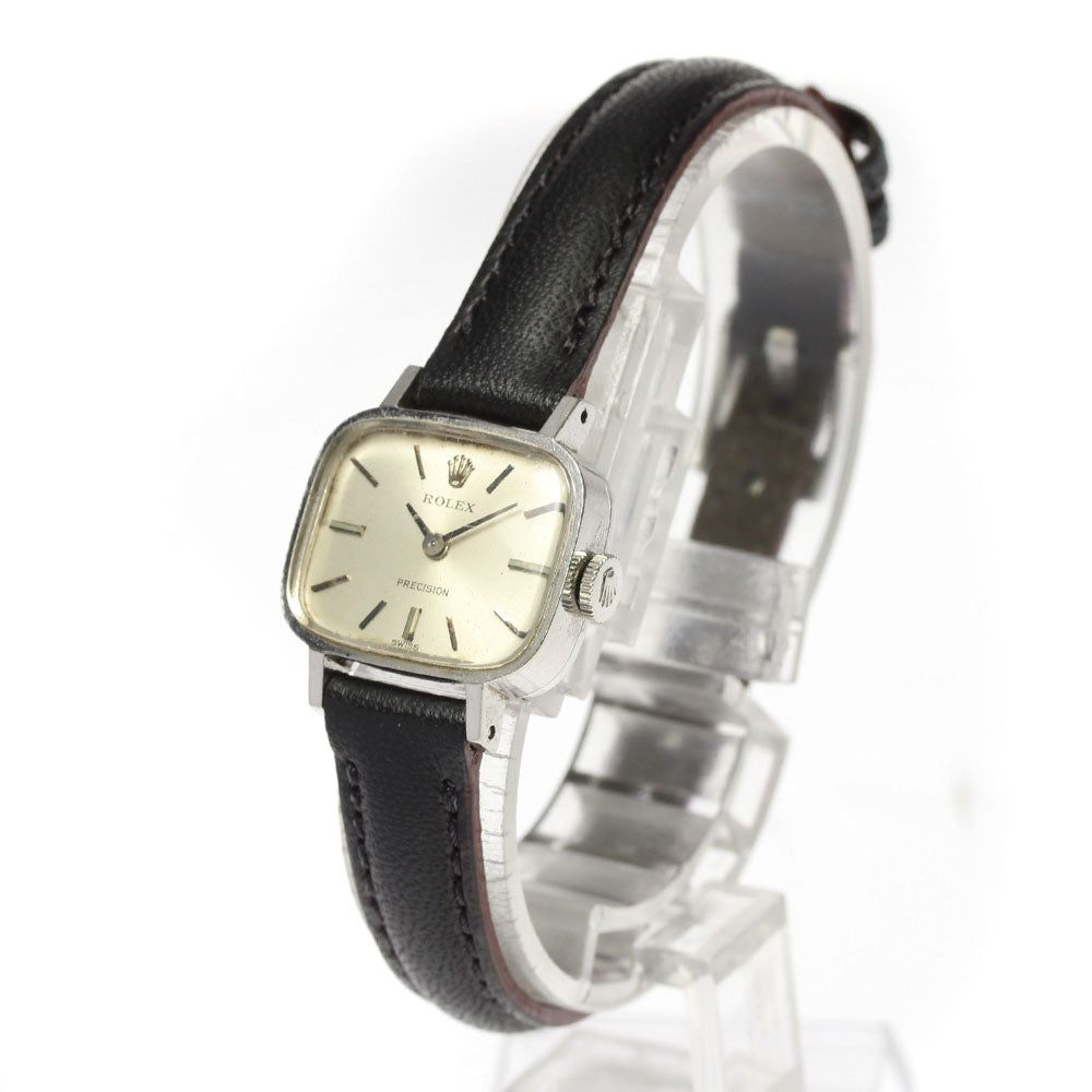 ROLEX Precision 2651 K18WG Cal.1400 Silver Dial Hand Winding Ladies Watch_792541