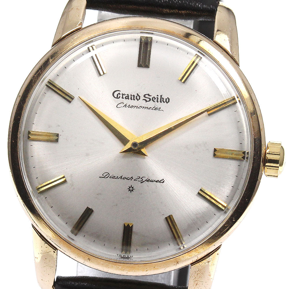 SEIKO Grand Seiko J14070 Redial cal.560 Silver Dial Hand Winding Men's Watch_792590