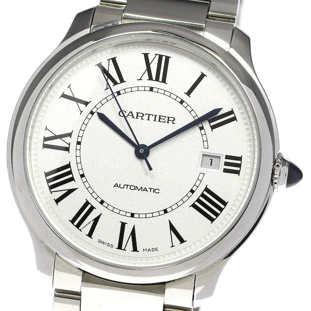 CARTIER Rondemast de Cartier WSRN0035 Date Silver Dial Automatic Men's_793059