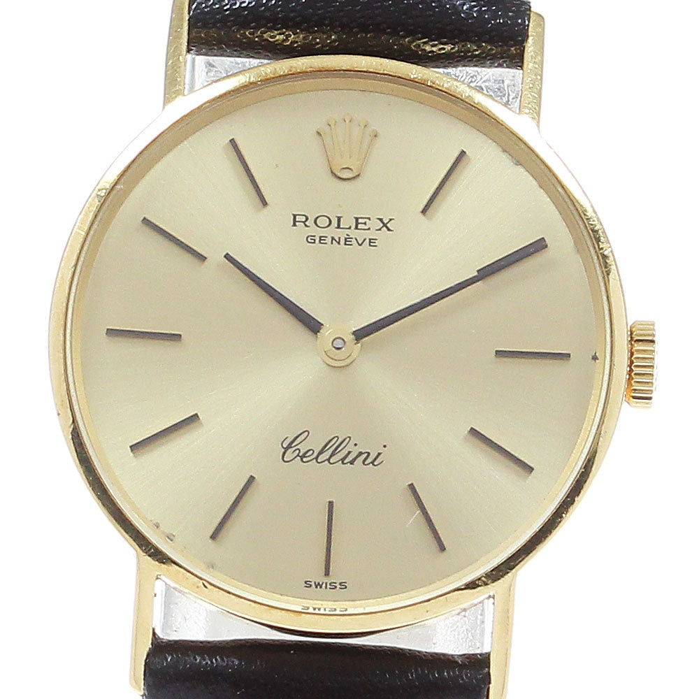 ROLEX Cellini 3810 K18YG cal.1600 gold Dial Hand Winding Ladies Watch_793100
