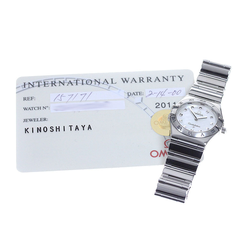 OMEGA Constellation 1571.71 White shell Dial Quartz Ladies Watch_793482
