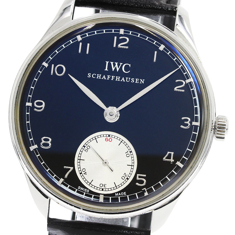 IWC SCHAFFHAUSEN Portugese IW545404 Chronograph Hand Winding Men's Watch_793554