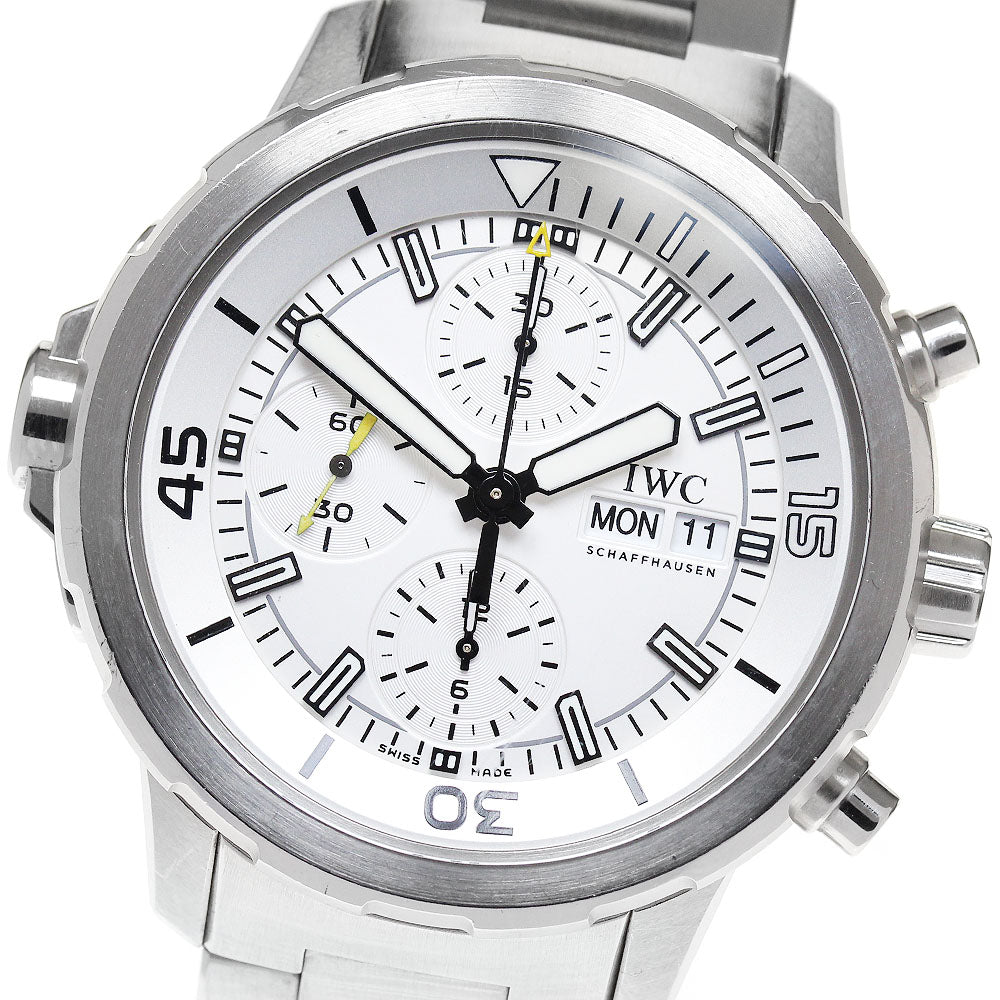 IWC Aqua timer IW376802 Chronograph Silver Dial Automatic Men's Watch_793695