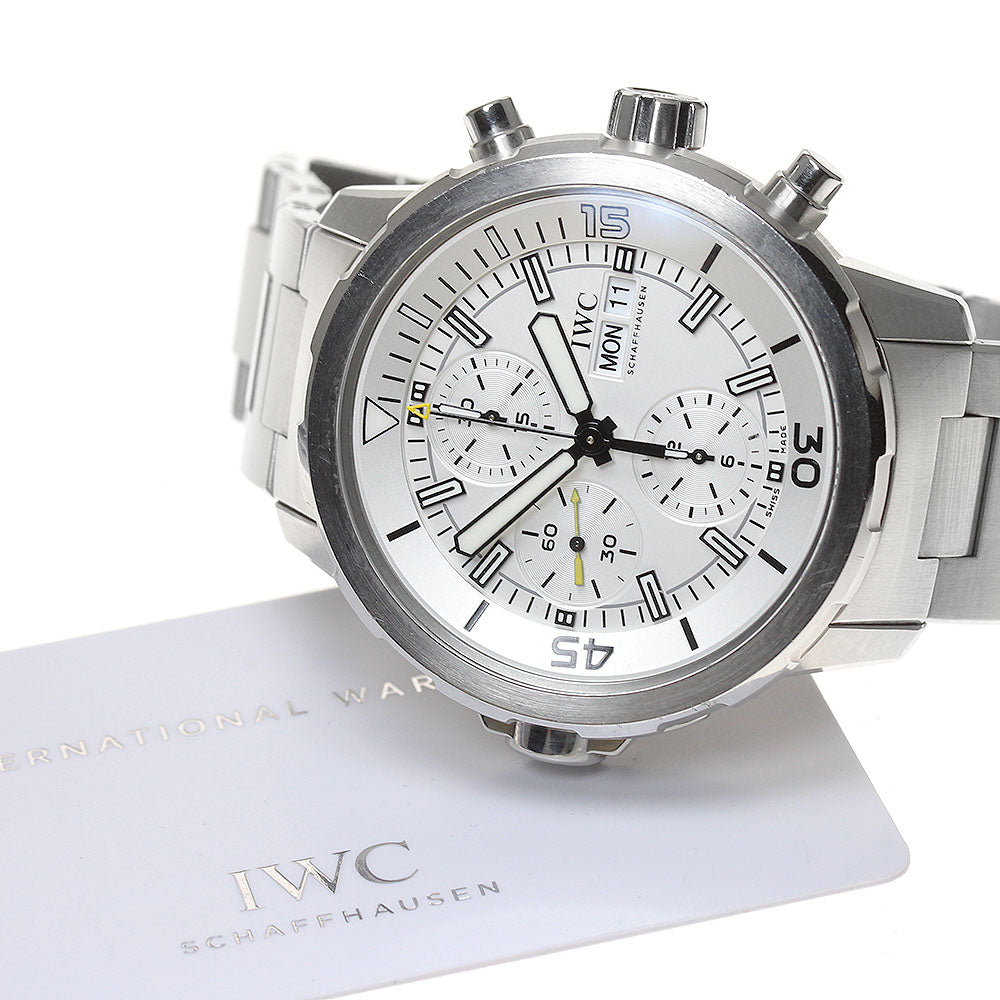 IWC Aqua timer IW376802 Chronograph Silver Dial Automatic Men's Watch_793695