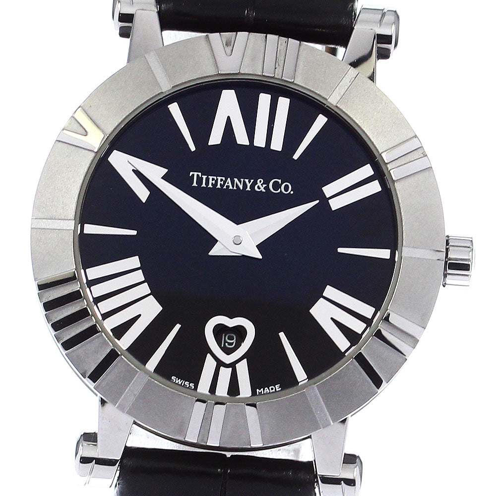 TIFFANY&Co. Atlas Dome Z1300.11.11A10A71A Date black Dial Quartz Ladies Watch_793752