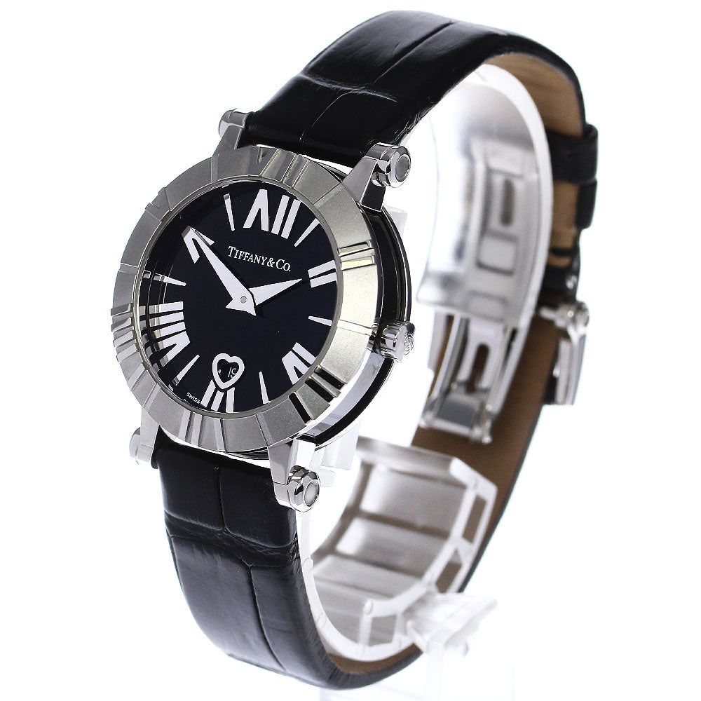 TIFFANY&Co. Atlas Dome Z1300.11.11A10A71A Date black Dial Quartz Ladies Watch_793752