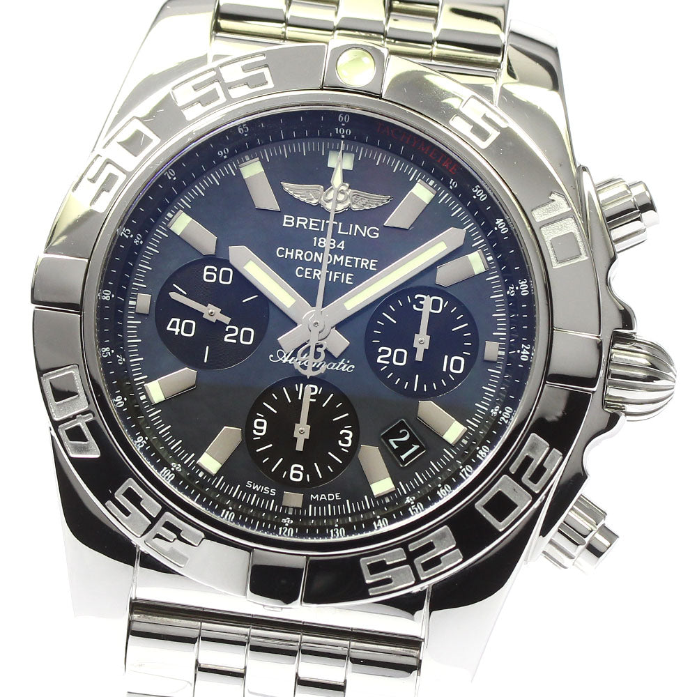 BREITLING Chronomat44 AB0111 Japan limited Black shell Dial AT Men's_793754