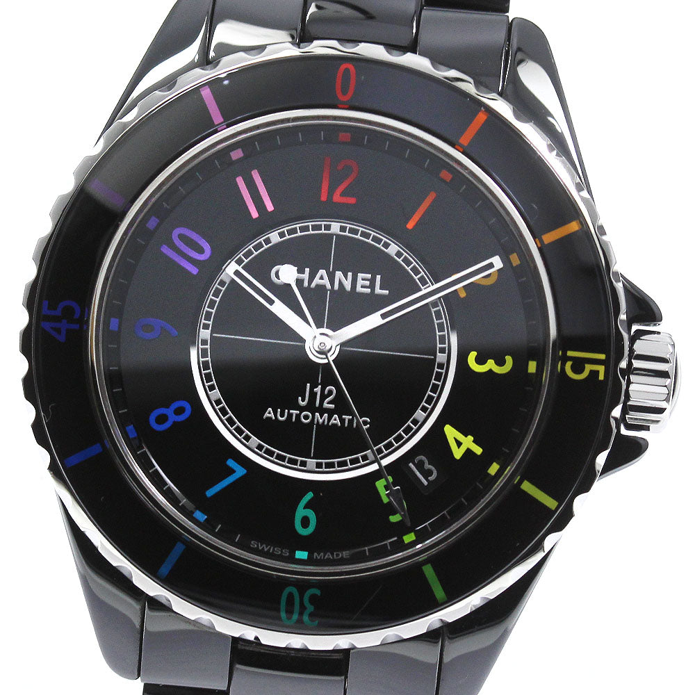 CHANEL J12 electro H7122 Black ceramic black Dial Automatic Men's Watch_793763