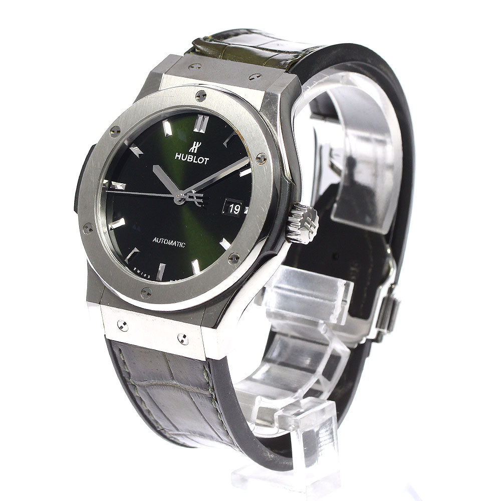 HUBLOT Classic fusion 542.NX.8970.LR Date green Dial Automatic Men's Watch_793975