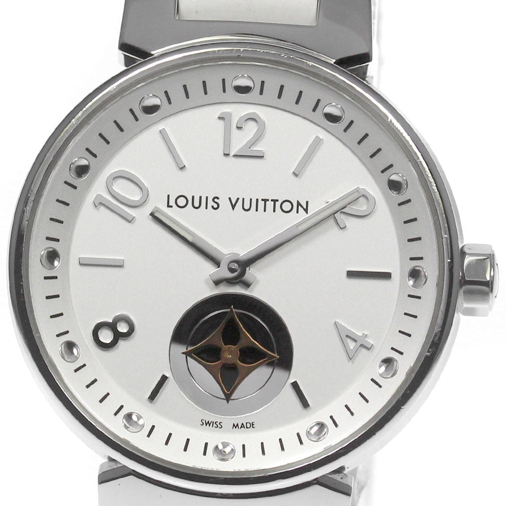 LOUIS VUITTON Tambour Moon Star Q8J10 Silver Dial Quartz Ladies Watch_794472