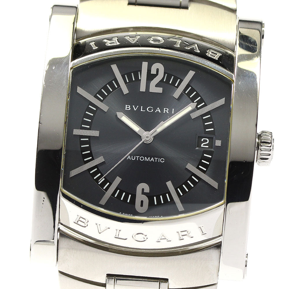 BVLGARI Assioma AA48S Date Navy Dial Automatic Men's Watch_794554
