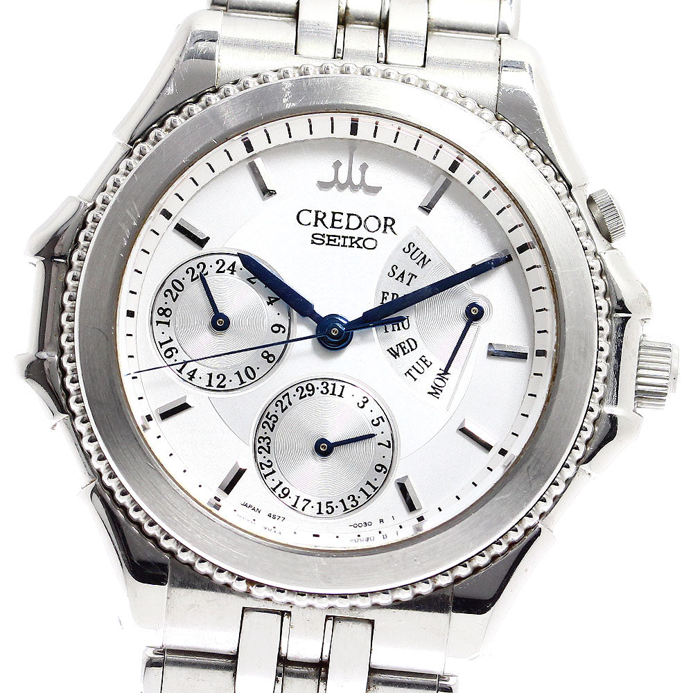 SEIKO CREDOR Pacificique GCBG997/4S77-0A20 Day date Silver Dial Automatic Men's Watch_794610