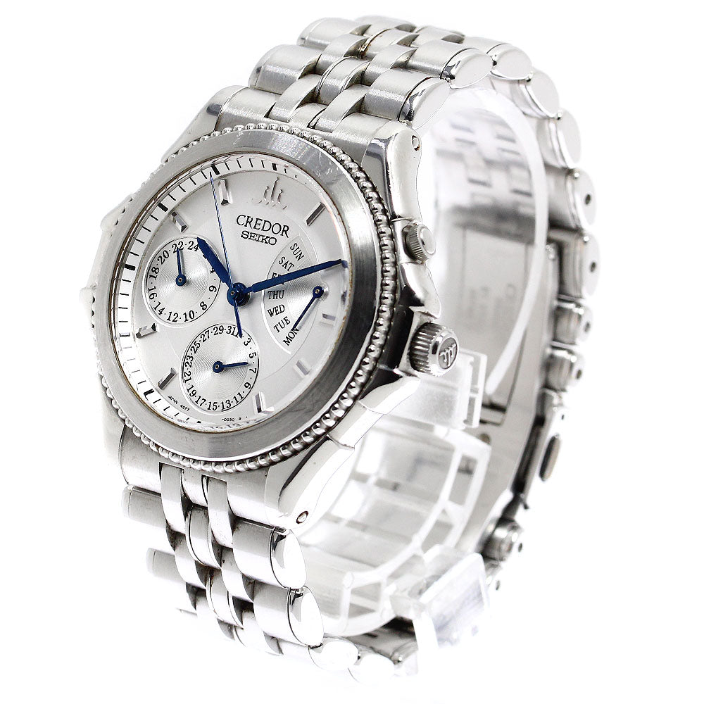 SEIKO CREDOR Pacificique GCBG997/4S77-0A20 Day date Silver Dial Automatic Men's Watch_794610