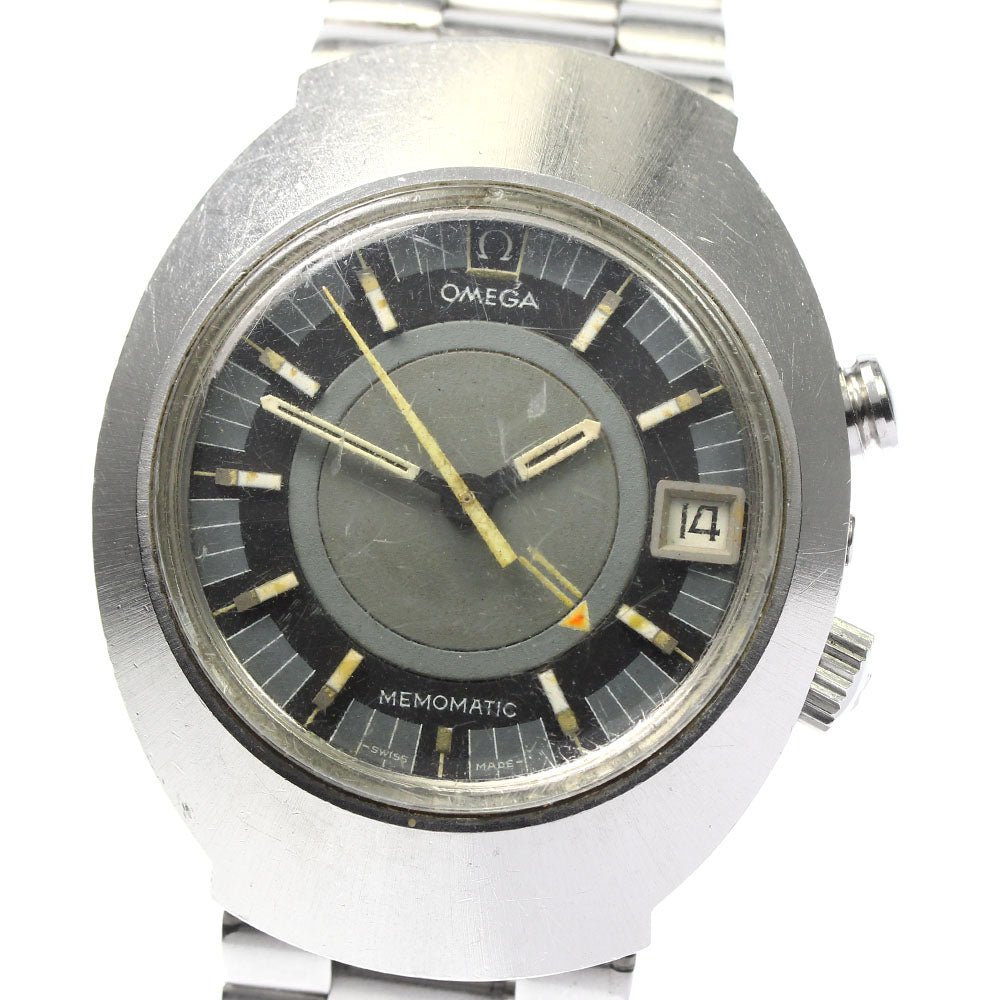 OMEGA Seamaster Memomatic ref.166.072 Alarm Cal.980 Silver / Gray Dial Automatic Men's Watch_794661