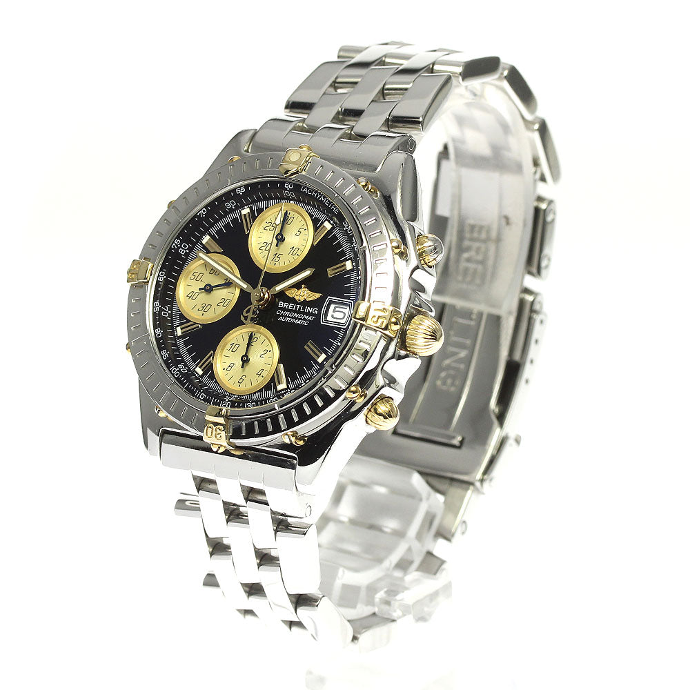 BREITLING Chronomat B13350 Black / gold Dial Automatic Men's Watch_794669