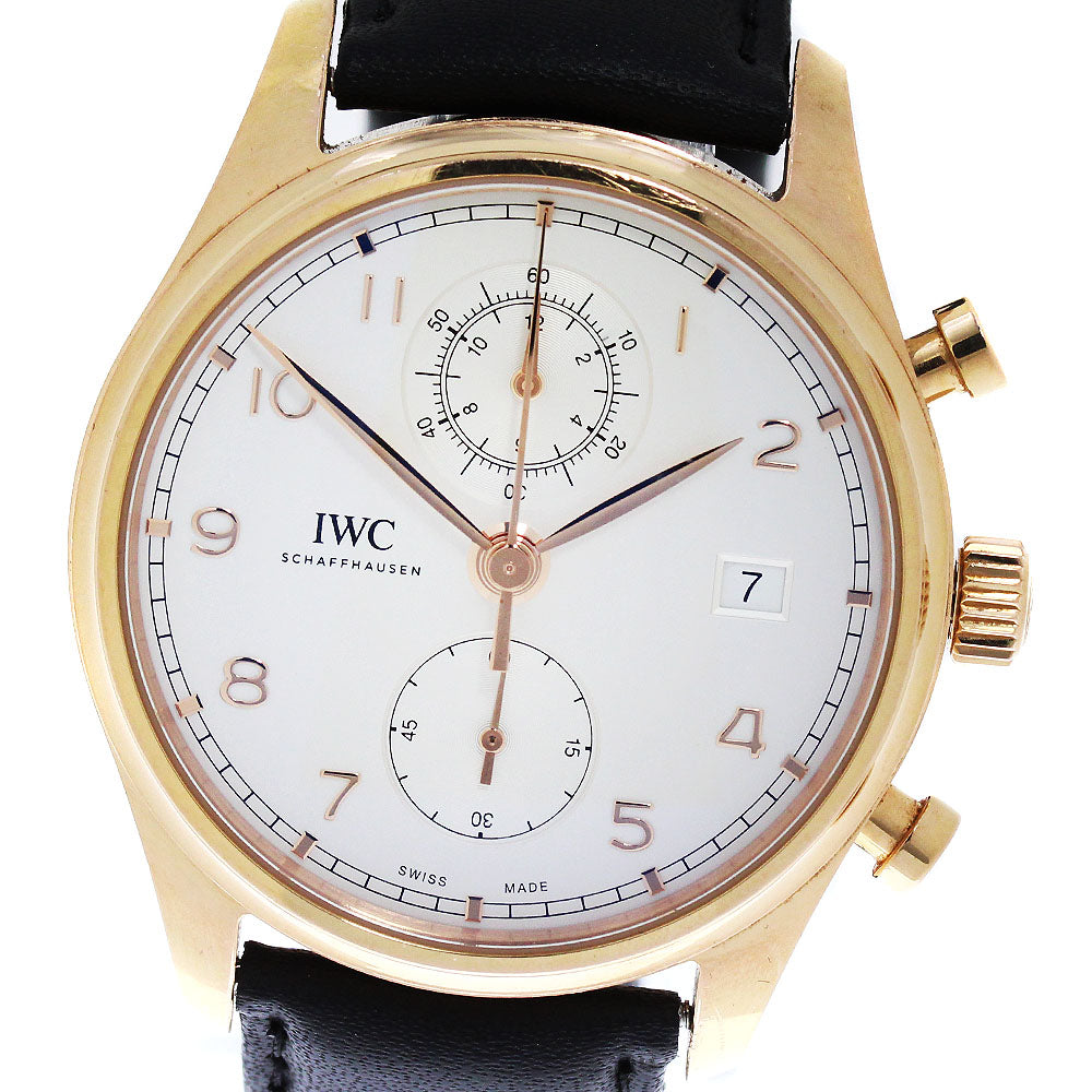 IWC SCHAFFHAUSEN Portugese IW390301 K18PG Chronograph Automatic Men's_794923