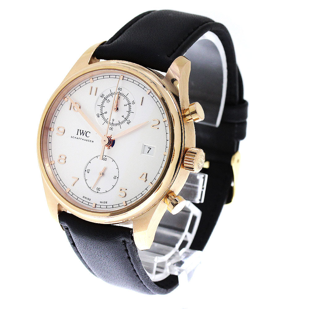 IWC SCHAFFHAUSEN Portugese IW390301 K18PG Chronograph Automatic Men's_794923
