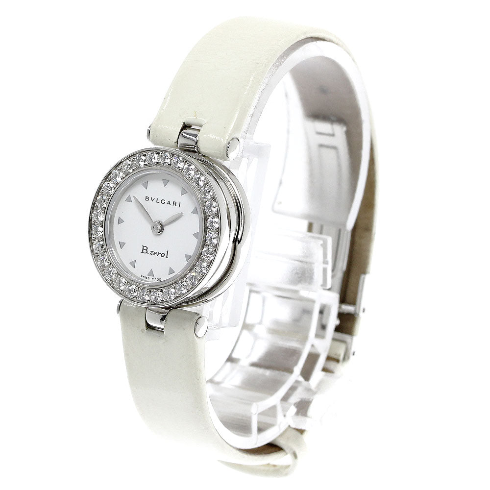BVLGARI B-zero1 BZ22S Diamond Bezel white Dial Quartz Ladies Watch_794941
