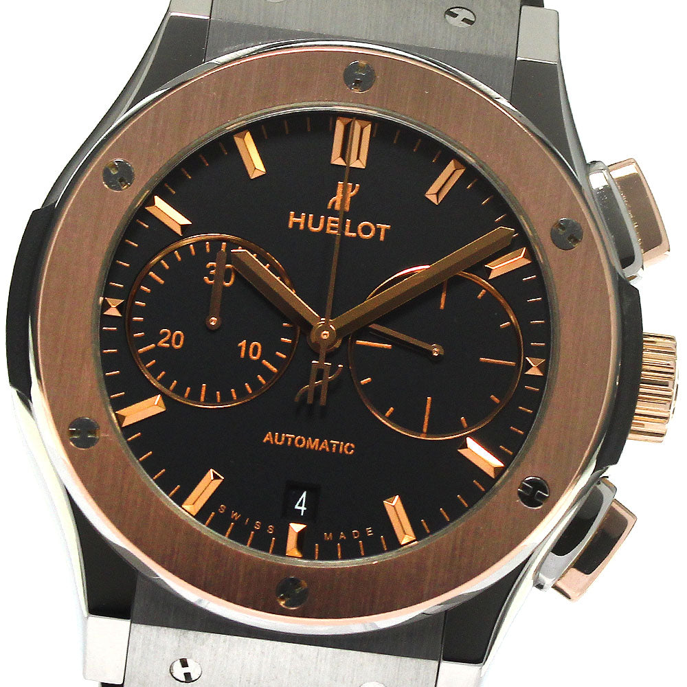 HUBLOT Classic Fusion Titanium 521.NO.1181.LR K18PGBezel black Dial Automatic Men's Watch_794987