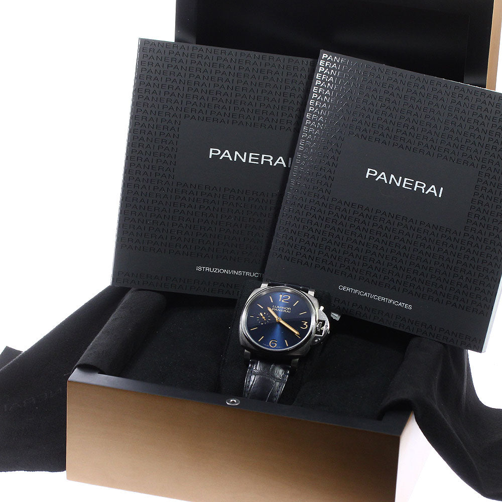 PANERAI Luminor Due PAM00728 3 days Navy Dial Hand Winding Men's Watch_795088