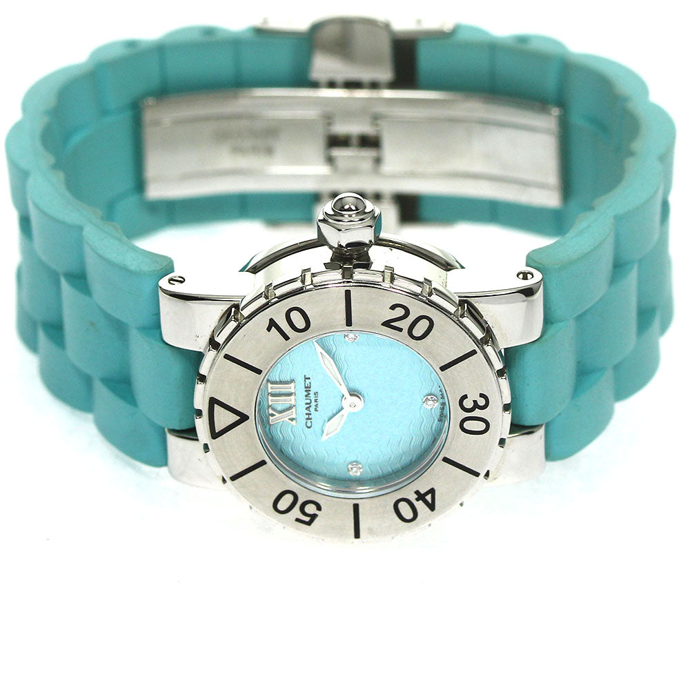 Chaumet Class one 621 3P Diamond Blue Dial Quartz Ladies Watch_795555
