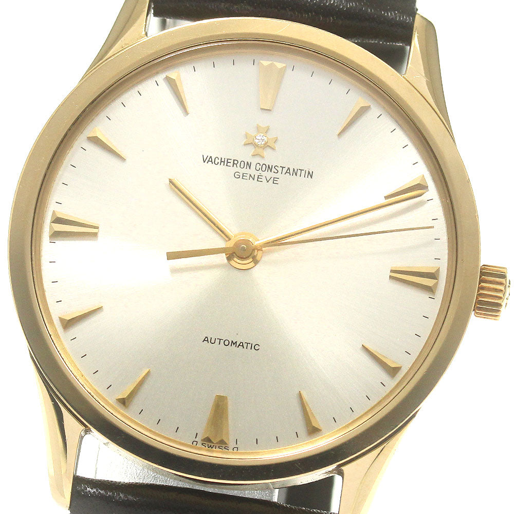 VACHERON CONSTANTIN K18YG Vintage Silver Dial Automatic Men's Watch_795586