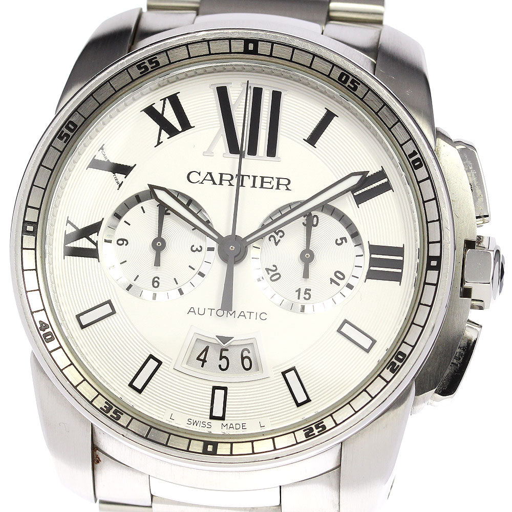 CARTIER Calibre de Cartier W7100045 Chronograph Automatic Men's Watch_795869