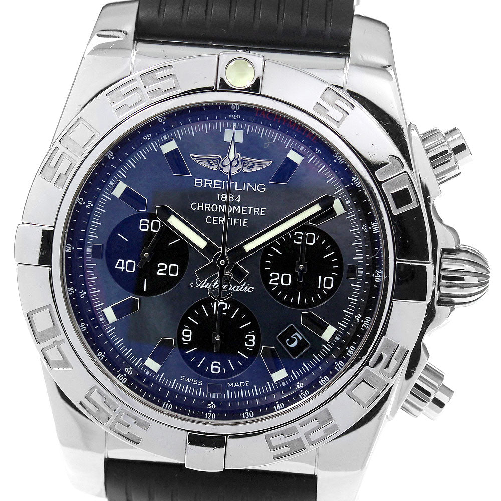 BREITLING Chronomat44 AB0111 Black shell Dial Automatic Men's Watch_796087