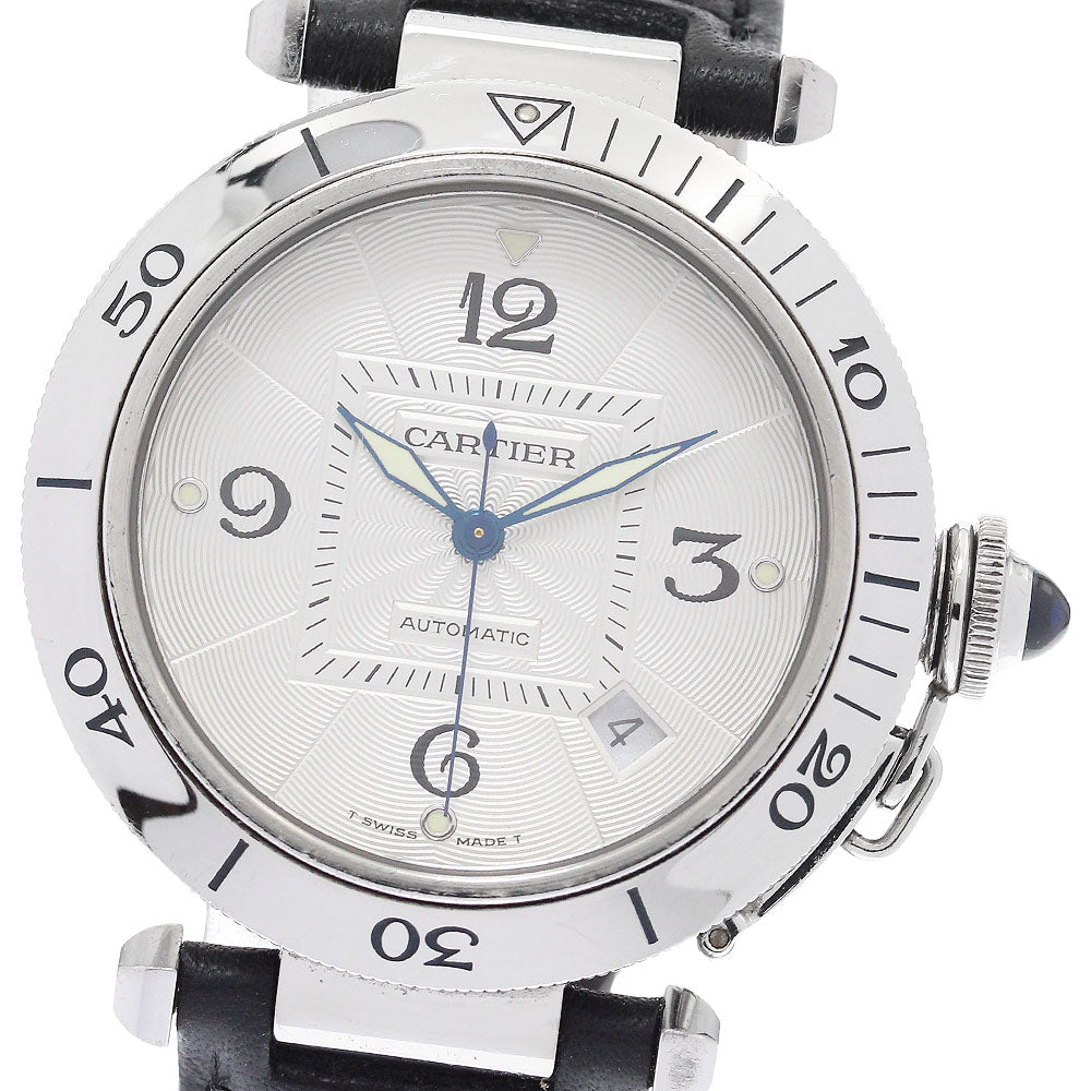 CARTIER Pasha 38mm W3103155 Silver Dial Automatic Men's Watch_796129